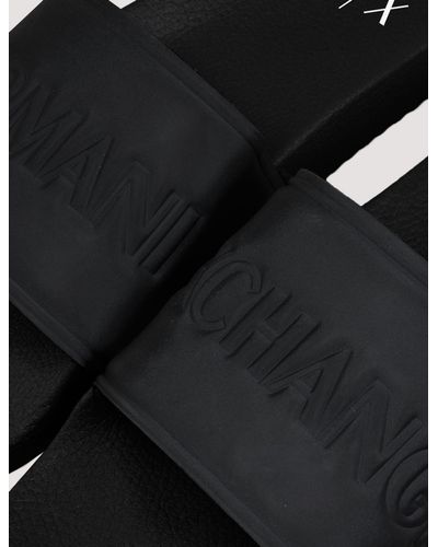 armani exchange slides mens