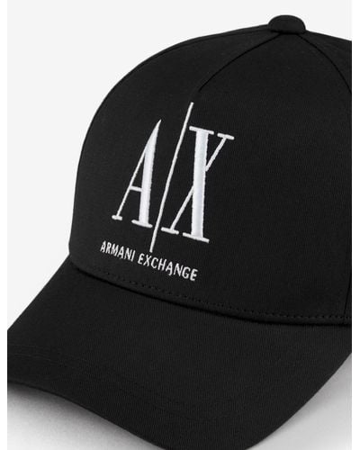 Armani Exchange Hat in Black for Men - Lyst