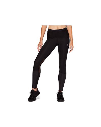 Asics Fuji Trail Tight in Black - Lyst
