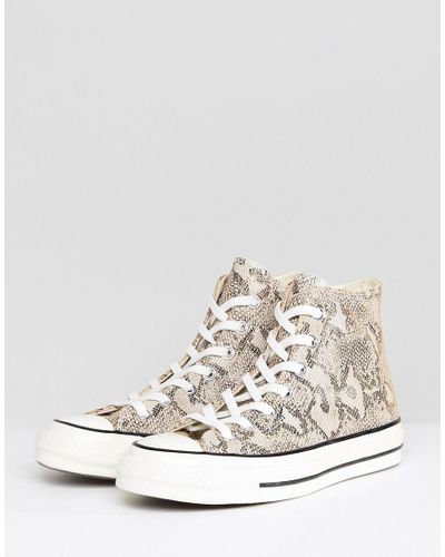 Chuck Taylor All Star '70 - Baskets montantes imprimé serpent en Caoutchouc  Converse - Lyst