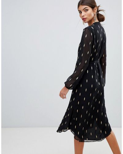 oasis bird print shirt dress