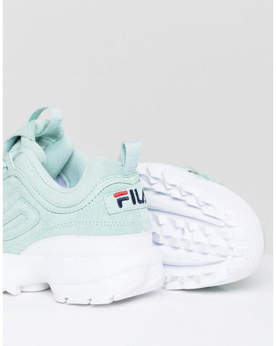 fila trainers green