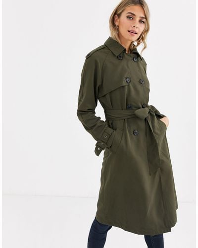 pimkie trenchcoat green