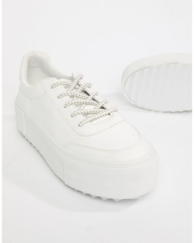 Zapatillas Bershka de color Blanco | Lyst