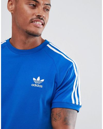 adidas Originals California T-shirt in Blue for Men - Lyst