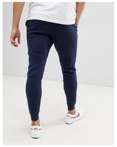 nike navy blue joggers mens