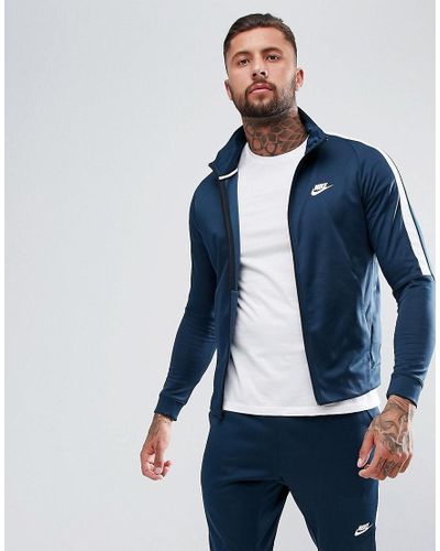 Nike Cotton Tribute Track Jacket In 