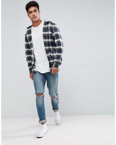 jack jones flannel shirt