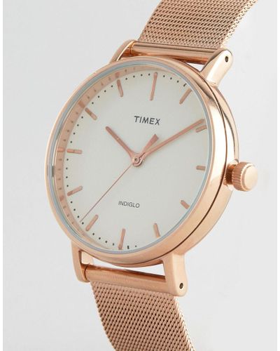 timex fairfield gold