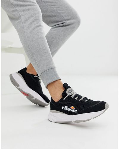 ellesse black trainers