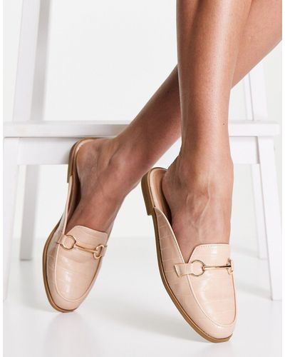 Mocasines negros con talón abierto lauryn Schuh | Lyst