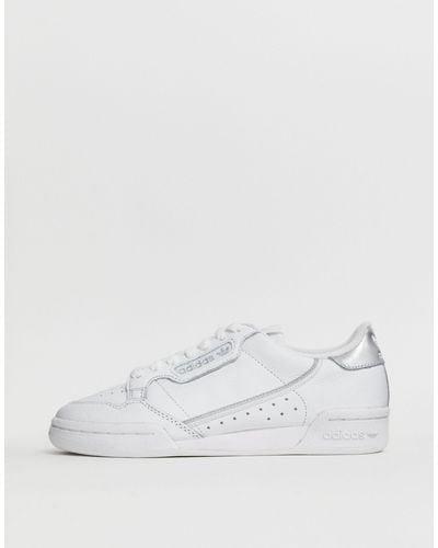 adidas Originals Leather Continental 80's in White - Lyst
