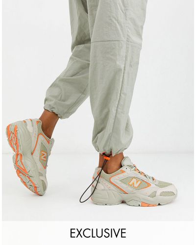 Baskets Femme | 530 Baskets Blanc Et Pêche Blanc/Pêche | New Balance ⋆ EQ  Manpower