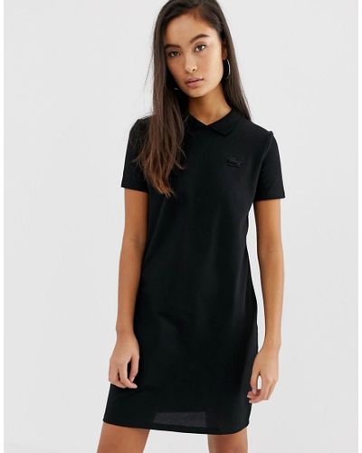 robe noire lacoste