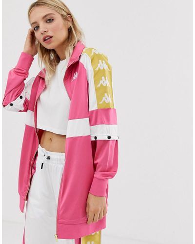 Kappa Synthetic Popper Tracksuit Top 