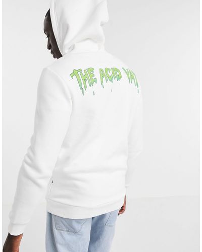 Bershka Rick And Morty Hoodie With Chest And Back Print in White for Men |  Lyst