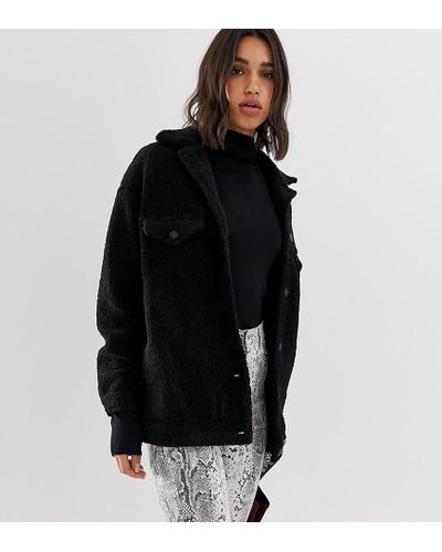 teddy coat stradivarius