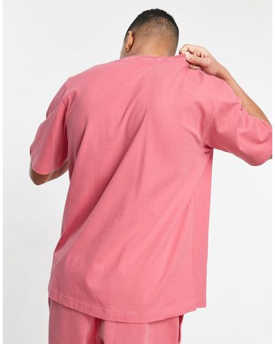 Camiseta neblinoso con diseño desteñido adidas Originals de hombre de color  Rosa - Lyst