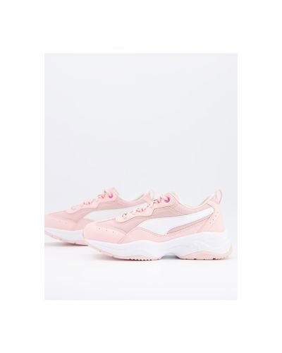 Puma Cilia Chunky Trainers in White | ASOS | Puma cilia, Sneakers, White puma trainers