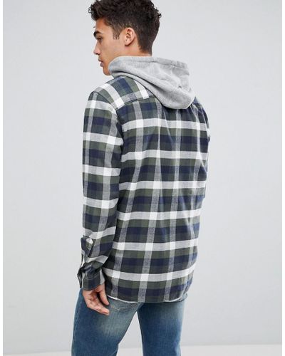 jack jones flannel shirt