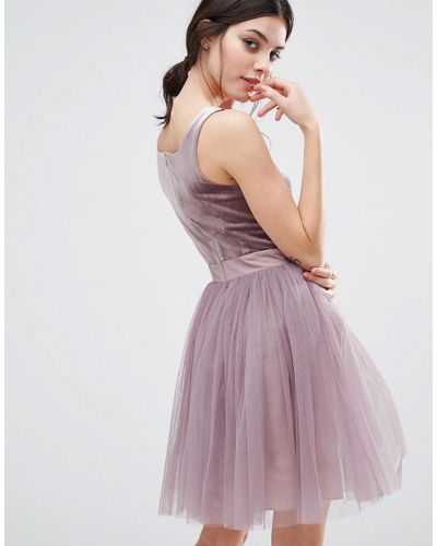 tulle skirt velvet top