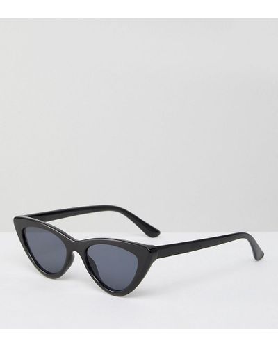 Gafas de sol estilo ojos de gato de Stradivarius de Denim de color Negro |  Lyst