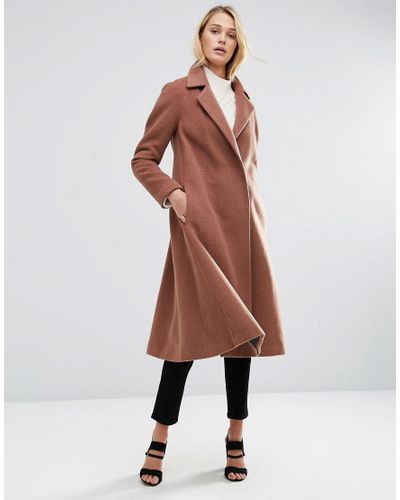 wool trapeze coat