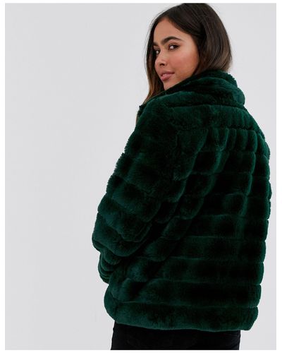vila faux fur jacket