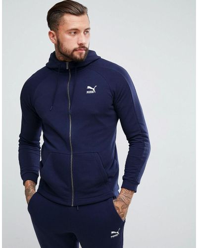 blue puma track suit