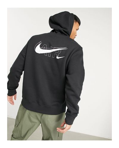 nike air print hoodie
