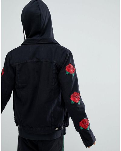 rose jean jacket men