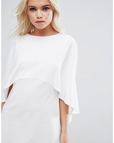 robe droite avec cape