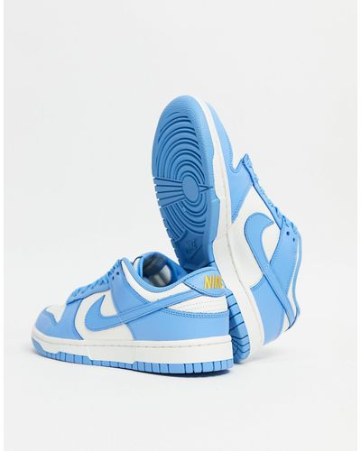 Dunk - Sneakers basse blu e biancheNike in Gomma di colore Blu | Lyst