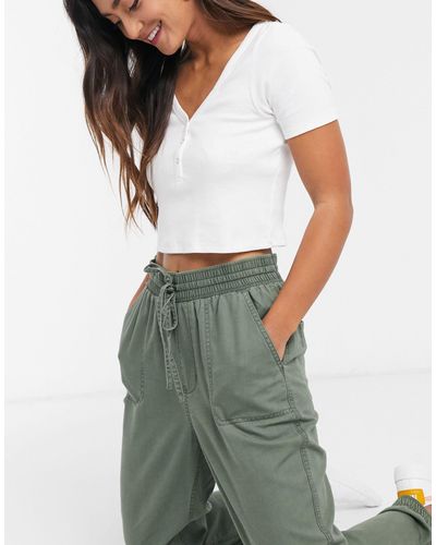hollister cargo pants women's