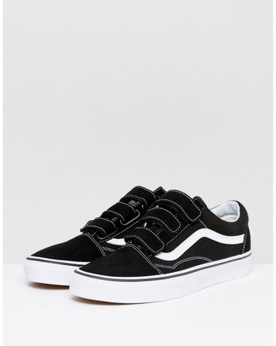 old skool velcro vans mens
