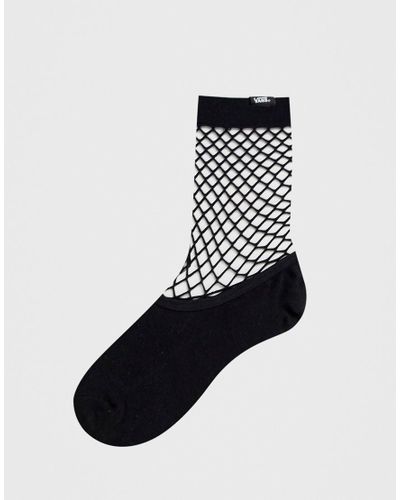 vans fishnet socks