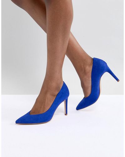 Stradivarius Denim Court Shoes in Blue | Lyst