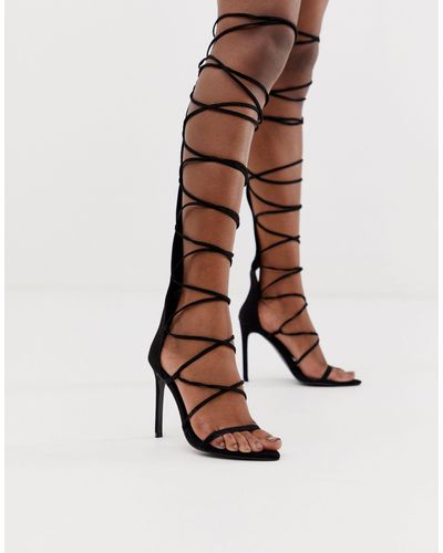 knee high gladiator sandals