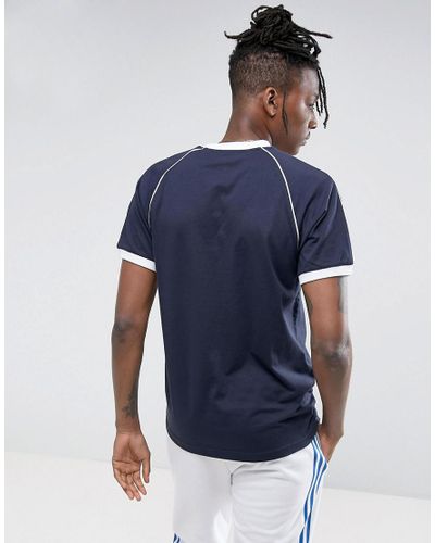 Adidas Originals Cotton Osaka California T Shirt In Navy Cv51 In Blue For Men Lyst Adidas Originals Cotton Osaka California T Shirt In Navy Cv51 In Blue For Men Lyst
