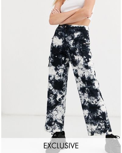 tie dye cargo pants