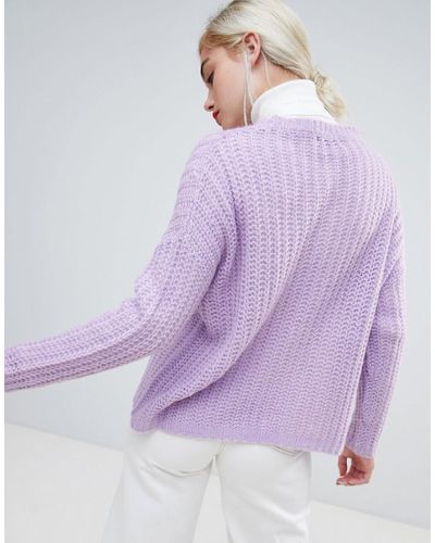 Jersey en lila Stradivarius de Denim de color Morado | Lyst