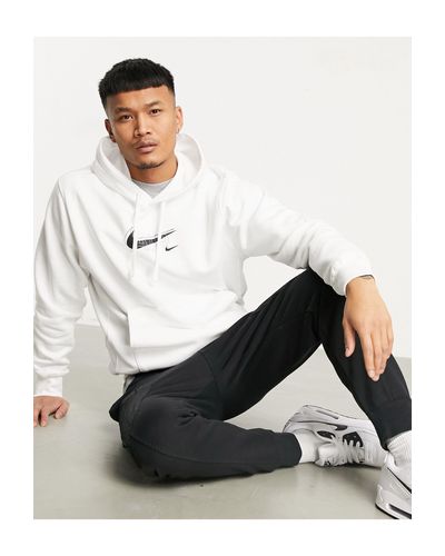 Sudadera blanca con capucha air print pack Nike de Algodón de color Blanco  para hombre | Lyst