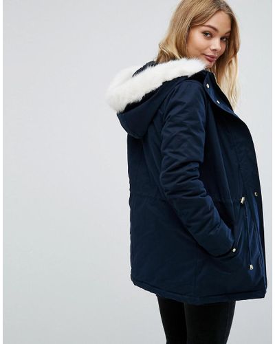 oasis navy parka