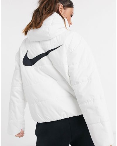 nike jacket with logo on back