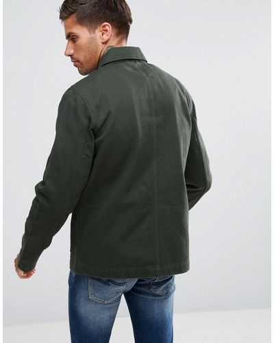 olive green work jacket