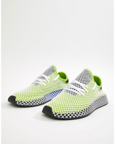 adidas Originals Deerupt Runner in Grün für Herren | Lyst DE
