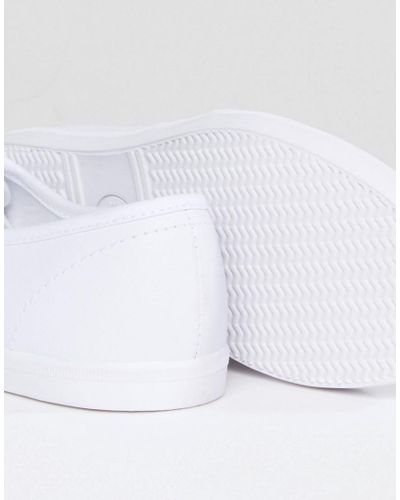 Fred Perry Leather Aubrey Trainer in White - Lyst