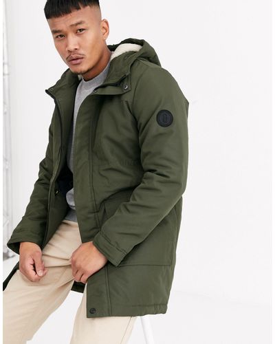 only & sons padded parka