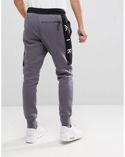 Nike Air Joggers In Skinny Fit In Grey 
