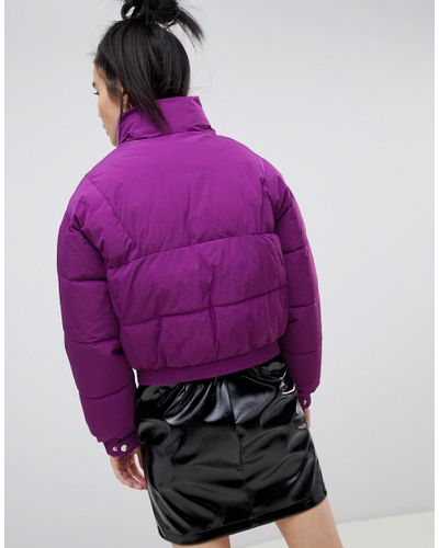 pull and bear purple jacket